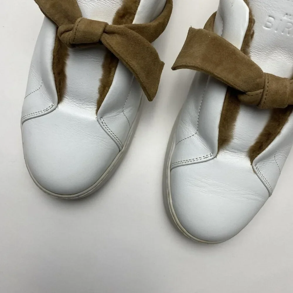 Alexandre Birman Shearling Sneakers Size 38
